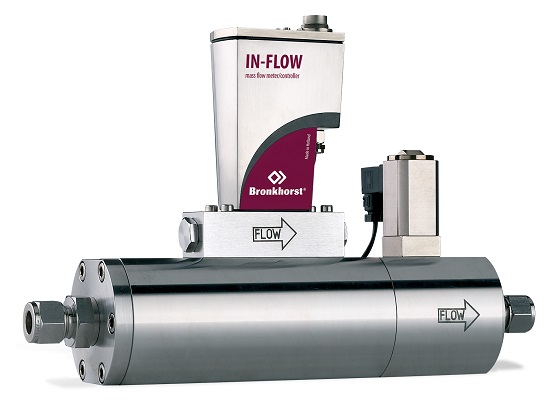 IN-FLOW mass flow meter for carbonation