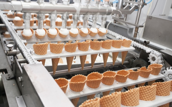 How do you get the perfect ice cream with flow controllers?